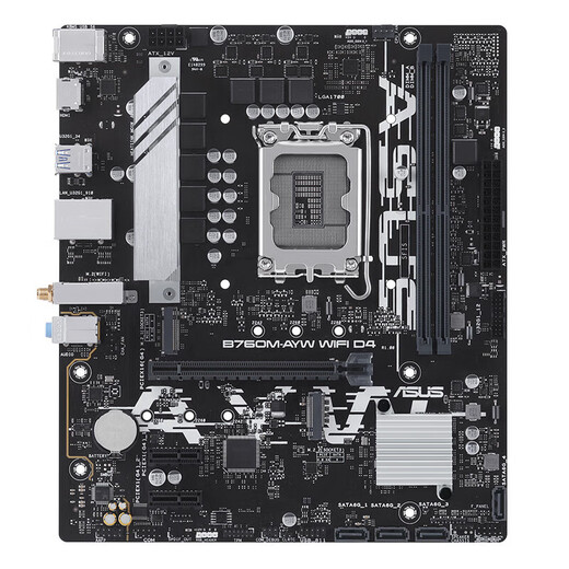 ASUS (ASUS) H610/B760 Juego de placa base Intel 12th Generation i5 12490f/12600kf/i512400f Box Board Board CPU Board U Set ASUS B760M-AYW WIFI D4 I5 1349