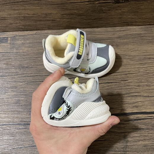 Gduck Kids24 Winter Style Plus Shoes de algodón de terciopelo Baby Baby Functional Funcional Withs Baby Shoes Baby Baby Men and Women Sports Shops 0-2 1278 Azul Winter Style Plus Size de terciopelo 17 Longitud interna de 12.5 cm
