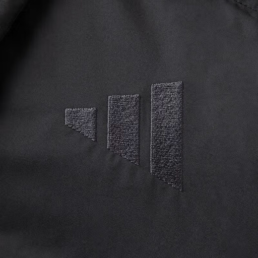 Adidas Down Jacket Jacke Frauen 2024 Neue Winter Sportbekleidung Windproof Casual Long Knie mit Kapuze Down Jacke JV6197 Schwarz/80% Ente Down M.