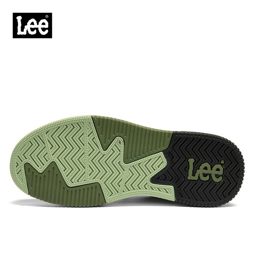 Lee casual shoes for men 2025 autumn casual sports sneakers for men thick sole heightening bread shoes for men green 40