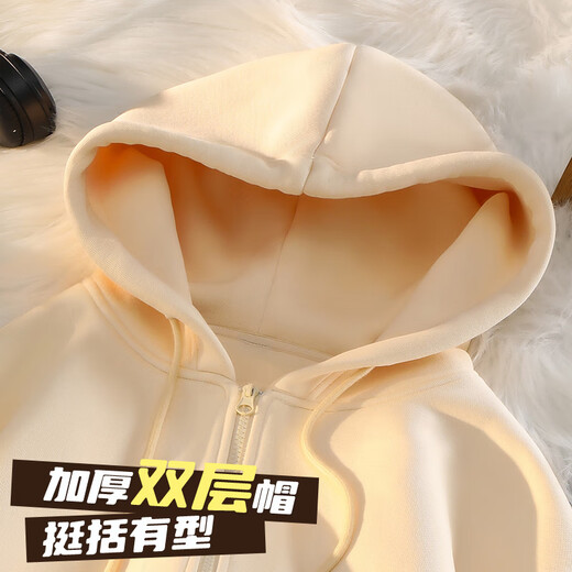 Мужская толстовка Jeanswest, осенняя куртка из плотного хлопка плотностью 320 г, мужской модный кардиган на молнии с надписью, топ