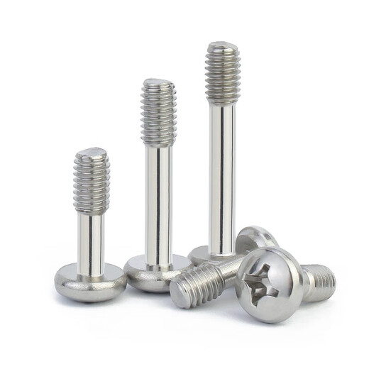 Jinchao 304 stainless steel 818 pan head cross-shaped screws, round head, non-loosening screws, half-thread M3M4M5M6 M3*6 (10 pcs)