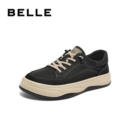 
Belle Comfortable Breathable Cloth Shoes Men's Summer Lightweight Thick Sole Versatile Casual Shoes A1463BM4 Black 41 (255mm)