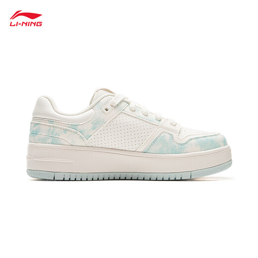 Li Ning Cheese | Casual shoes for women, lightweight thick soles, heightening stitching, trendy and versatile sports shoes AGCU366