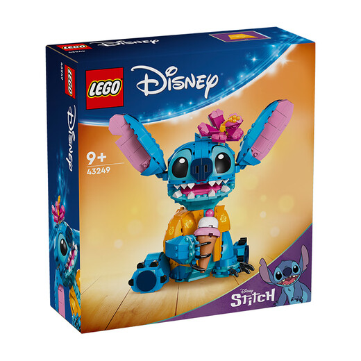 乐高（LEGO）积木拼装迪士尼43249 史迪奇玩偶儿童女孩玩具生日礼物