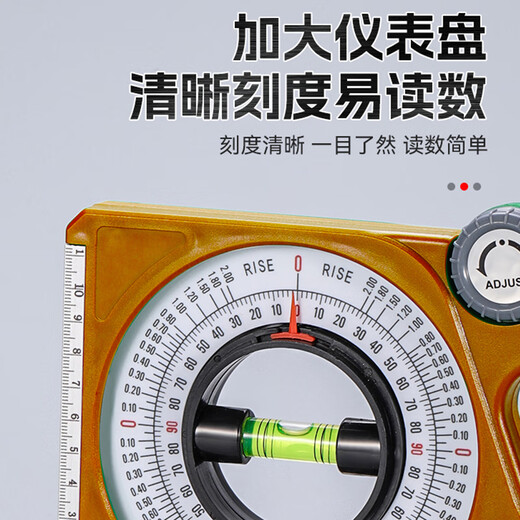 Upright slope ruler, multi-functional level measuring instrument, angle gauge, universal slope meter, construction slope measuring angle ruler, slope measuring ruler belt, strong magnetic upgrade