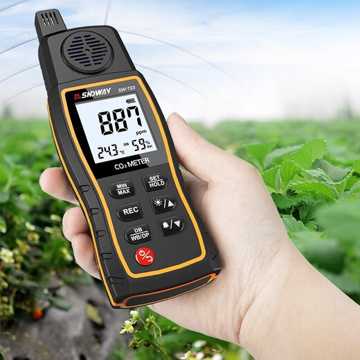 Shendawei Halogengasdetektor Klimaanlage Leckdetektor Tunnel Alarm Klimaanlage Kältemittel Leck Fluorid Hunde Nase Home Verwenden Sie SW-723 [Kohlendioxid-Detektion]