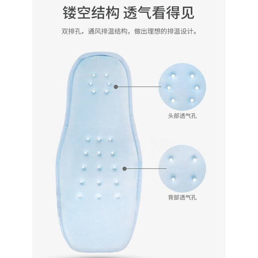 博比龙德国新生儿背带横抱娃神器前抱式小月龄宝宝0-3月婴儿抱抱托外出 经典款【蓝色】