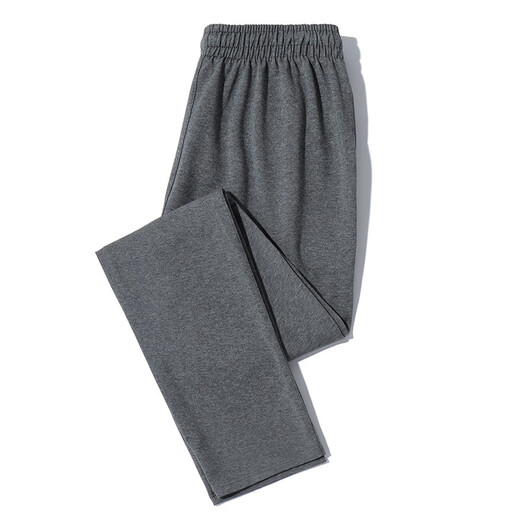 Heilan House (HLA) Spring and Autumn Casual Pants Gray Sweatpants Men's Straight Leg Loose Autumn Loose Sports Pants Versatile Casual Pants Light Gray 6XL