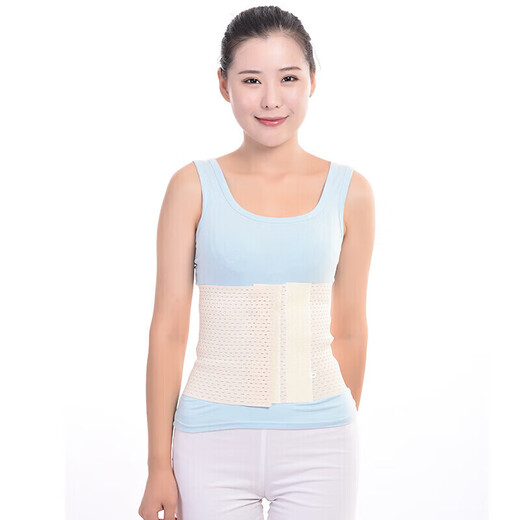 Universal Breathable Belly Belt Fully Elastic Corset Waist Fixing Belt Surgical Postpartum Belly Belt Adjustable Tightness M