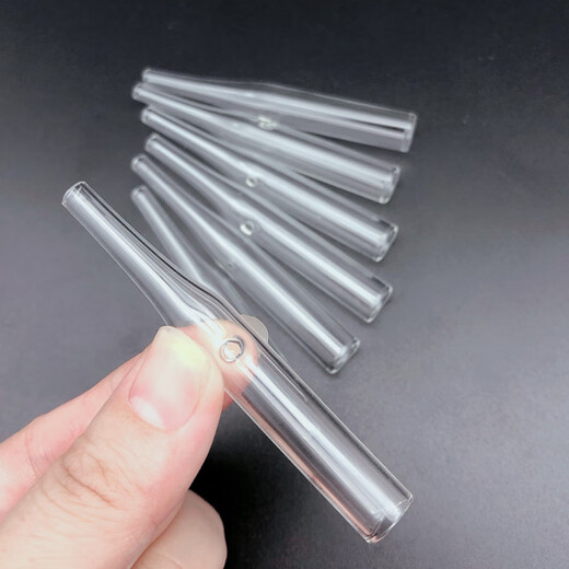 Suitable for absorbing blackheads and oil stains/beauty equipment accessories/round blackhead glass straw, blackhead glass round and flat (price for one)