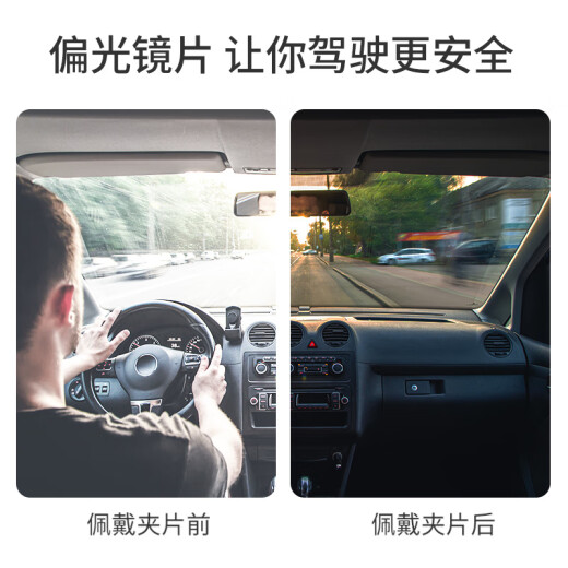 ZIPPO美国近视墨镜开车驾驶偏光太阳镜夹片男女便携飞行员式826新