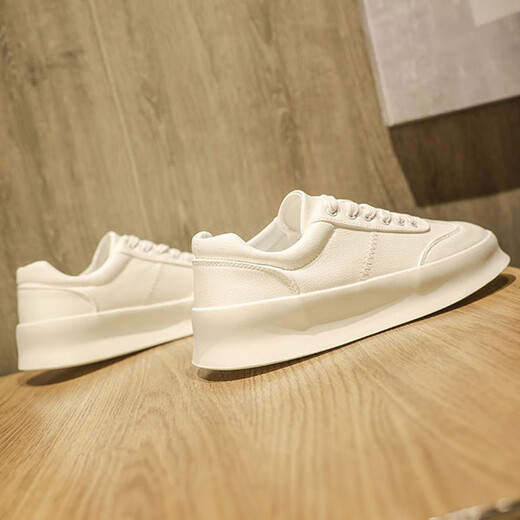 VCKLLV Fashion New Men's Shoes Men's 2024 NUEVA FAMINA VERSATILE VERSATILE SULE AMOTRADO CORRAL CASA SHAPOS WHITE Men White VCKLLV878 [Código estándar] 43