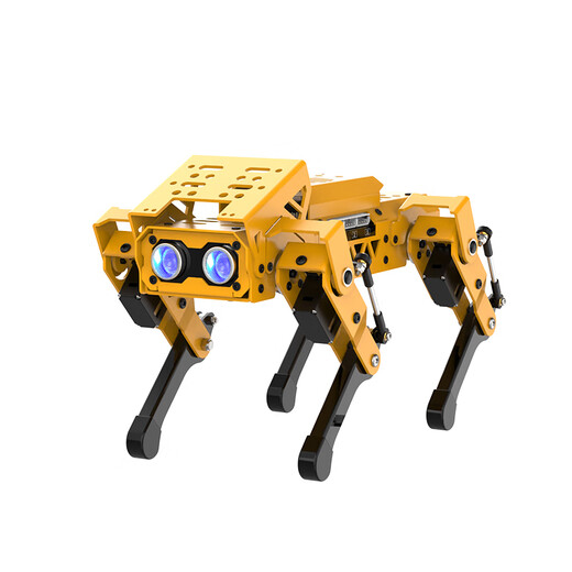 幻尔ESP32四足机器狗MechDog智能AI视觉识别机械狗Python开源Scratch图形化编程机器人兼容Arduino 旗舰版（不含microbit主板） MechDog机器狗
