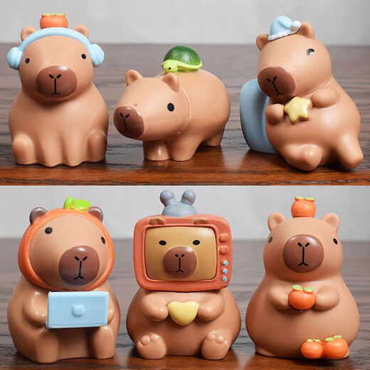 Box aveugle enceinte kapibala Internet célébrité capy poupée mignon dessin animé bourse des petits ornements poupées