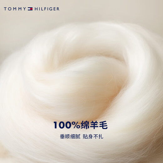 Tommy Hilfiger [Pure Wool] Men's Business Casual Baseball Collar Cardigan Knitted Cardigan Jacket 03258
