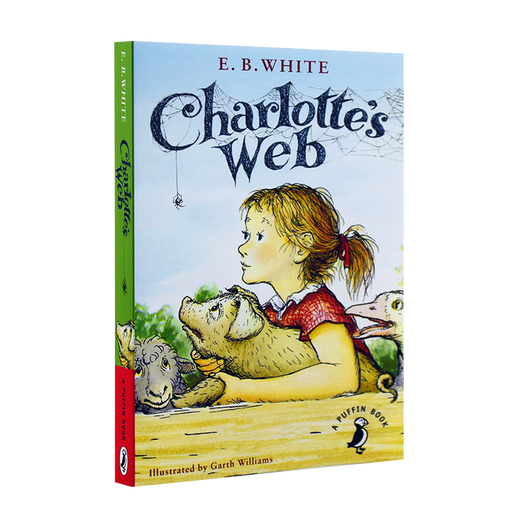 英文原版Charlotte's web夏洛的网  680L  英语小说书 阅读学习 搭谁动了我的奶酪 儿童文学 纽伯瑞奖 中商原版