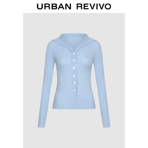 UR2025 new winter women's casual contrast button slim knitted cardigan UYY950132