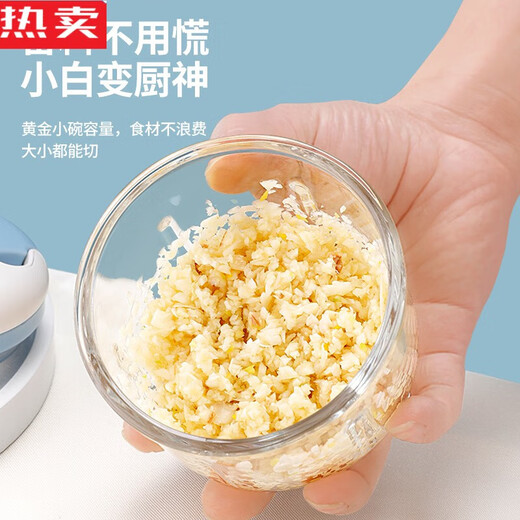 KSHK high-quality glass garlic mashing artifact, garlic puller, manual garlic grinder, garlic crusher, garlic grinder