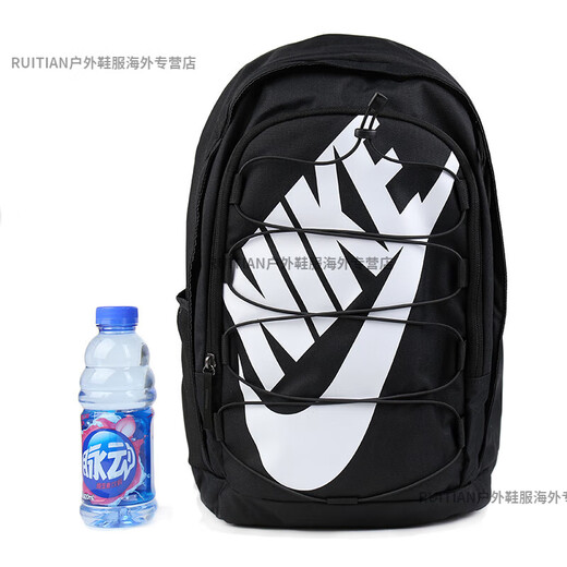 Nike (NIKE) student schoolbag backpack large capacity men's and women's travel junior high school high school college men's sports backpack DV1296-010_main picture classic model_large capacity_ F