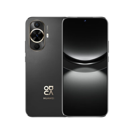 华为（HUAWEI）nova12活力版 6.88mm超薄潮美直屏前置6000万超广角拍照 256GB 曜金黑 鸿蒙智能手机