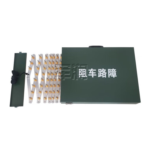 军澜阻车器手动路障器材便携8米 锌合金 手动款军绿色JL2694