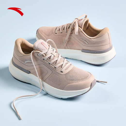 ANTA Shenxing 7丨Zhang Yufei's same style women's shoes cushioning walking fitness training jogging sports shoes lotus root gray-4 36