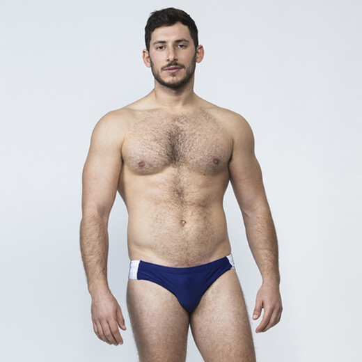 TADDLEE плавки мужские треугольные с узкими краями сексуальные двухслойные шорты для мальчиков с горячими источниками быстросохнущие гоночные профессиональные мужские купальники для взрослых синий XL