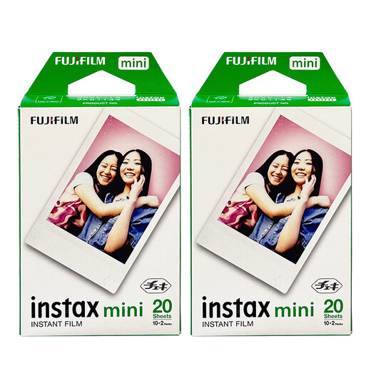 FUJIFILM instant photo paper is suitable for miniSE/11/12/99 white edge/color edge photo paper SQ square WIDE wide series photo paper mini white edge 40 sheets