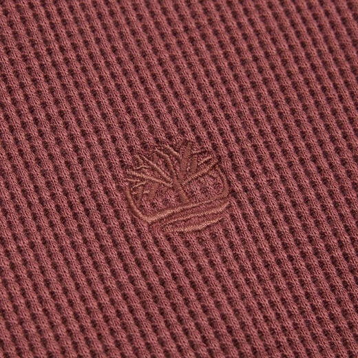 Timberland 2024 Women's WAFFLE LONG SLEEVE TEE Knitted Long Sleeved T-shirt A6187-EFU S