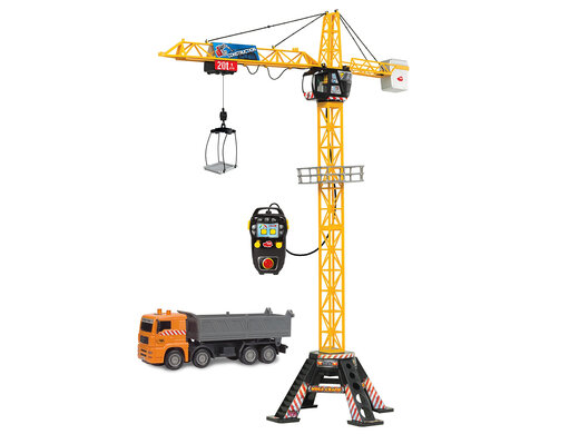 DICKIE TOYS 121cm large remote control crane children's engineering vehicle toy 7-channel control