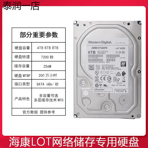 Deutsche Qualität Hikvision HK724TAH HK726TAH HK728TAH ENTERPRISE-GRADE 4T/6T/8T-Speicher HSH721414ALE6M0 14TB (HKV 4TB