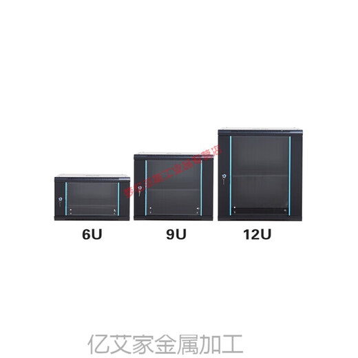 Shantou Lincun custom-made small switch cabinet 12U network cabinet 4u thickened wall-mounted wall cabinet 9u monitor 0x0x0cm width 600 depth 600 height 1200 (thick luxury)