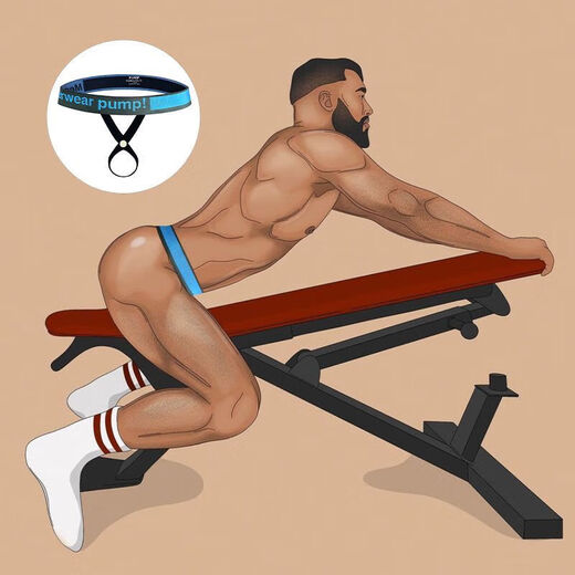 Men's exposed thong, men's special couple's sexual intercourse, stimulates women's extreme dirtiness, seduces gay gays, green XL丨130-150Jin Jin is equal to 0.5 kg