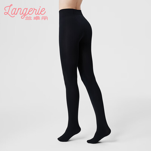 Langerie thin and warm women's body stockings plus velvet tight elastic protective warm socks and leggings pantyhose autumn and winter style, black size 1, one size fits all, height 155-170/hips 83-110, height 155-170/hips 83-110