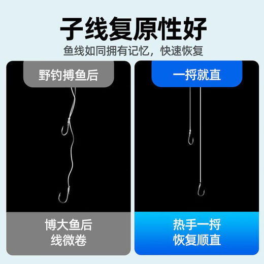 German imported raw silk super soft fishing line main line non-rolled high-end brand strong tension Taiwan fishing nylon sub-line submersible line single roll imported from Germany 220 meters 0.8