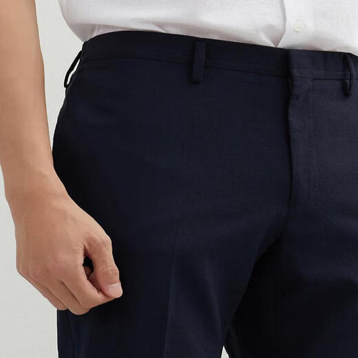 Ziozia [unter Jiumuwang] Casual Hosen für Männer im Sommer koreanischer Stil schlanker Hosen Trend ZPP12401J Navy Blue 78 170/78a