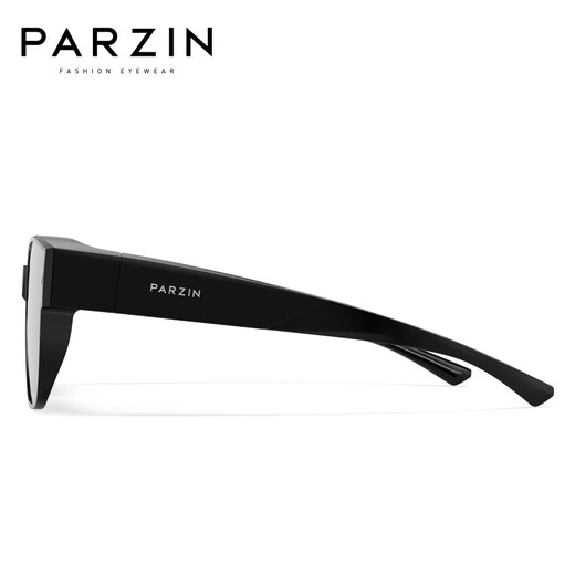 帕森（PARZIN）偏光太阳镜男女 范丞丞同款轻盈TR框近视套镜遮阳驾驶墨镜PZ12127 液态银