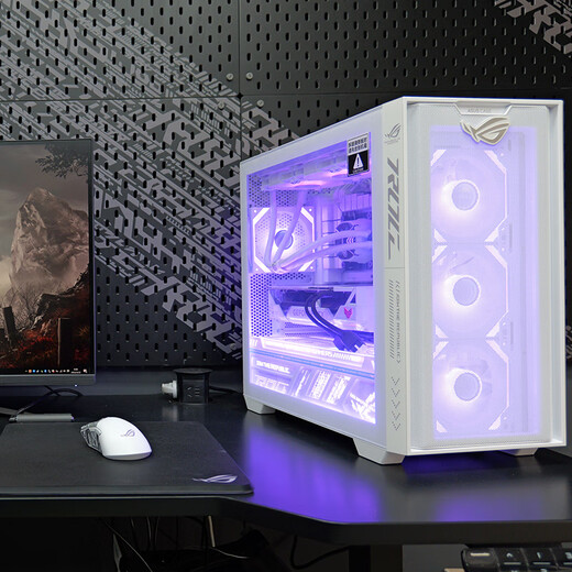 ASUS ROG family bucket Fubuki A21 shadow chasing host i5 13490F RTX5060/5070/5060TI desktop computer host ASUS fully assembled computer configuration three i5-12490F/RTX5060 graphics card