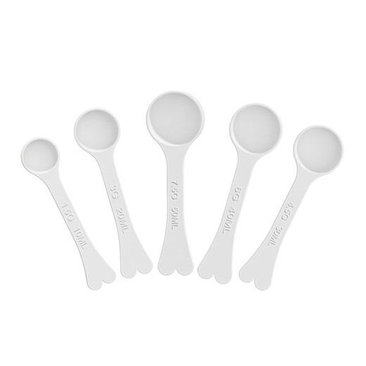 Guoxian Stewed Hardy Rabbit Baby Milk Powder Spoon Measured Quantitative Dispensing Spoon 10ml 1.5g Suitable for A2 to Chu Aitamei Love Spoon 5-piece Set (with its own logo + storage box)