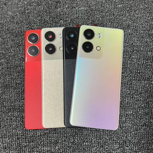 适用于OPPOreno9原装拆机后盖RENO9pro后壳9Pro+原厂后盖电池盖 Reno9皓月黑带镜框镜片后盖