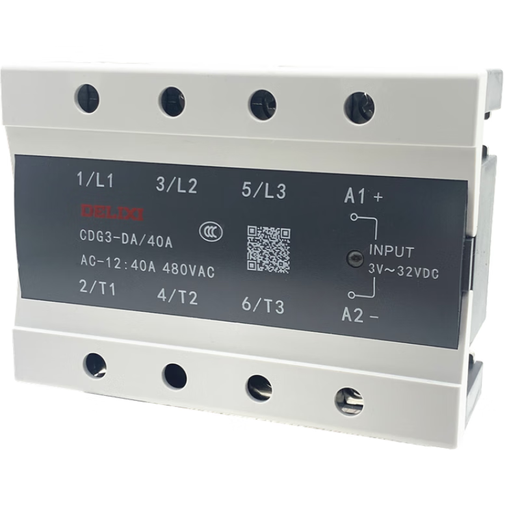 德力西（DELIXI）德力西DELIXI三相固态继电器CDG3-DA40A60A80A100A120A150直流交 直流控交流CDG3-DA 100A