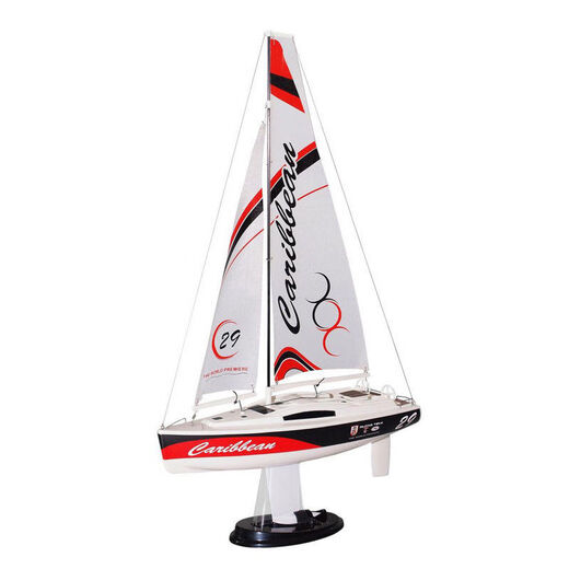 Shantou Lincun 24G full scale remote control unpowered mini wind racing sailboat Caribbean Baima Lake 880 8802V3 is the same size as Baima Lake 280