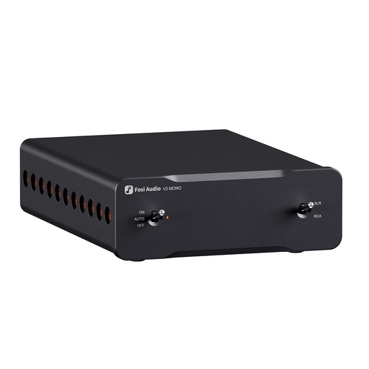 FOSI AUDIO弗西音频V3MONO单声道HiFi数字功放机发烧级迷你纯功放机高音质桌面重低音功率放大器 黑色【裸机无电源】