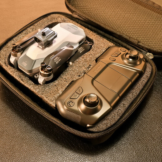 New high-end GPS positioning drone aerial photography 10,000 meters 8k high-definition professional quadcopter folding remote control brushless obstacle avoidance version 6K dual camera-GPS automatic return to home dual battery