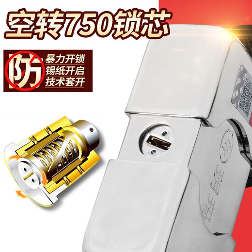 Yuema Motorradkettenschloss Batterie Elektrofahrzeug Anti-Diebstahl-Lock-Lock-Kern-Anti-Hydraulikscher-Anti-Gewalt-Kraft-Verlängerung und Härten 1 Meter 750E-6210
