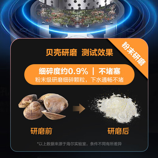 Haier Garbage Disposal Kitchen Household Smart Sensor Shutdown Kitchen Sink Kitchen Waste Grinding Food Waste Shredder Flagship Grinding LD620-S1