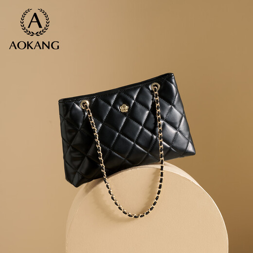 Aokang women's bag 2025 new trendy large capacity diamond armpit bag light luxury crossbody shoulder bag birthday gift for girlfriend wife