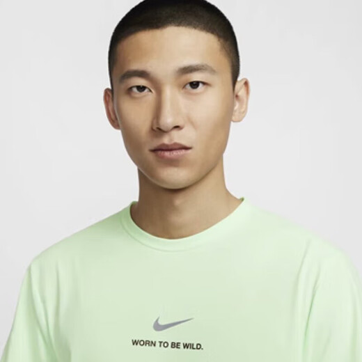 Nike (NIKE) short-sleeved men's summer new style breathable quick-drying running training T-shirt for men's sports and casual solid color top half-sleeved HF6169-376 M