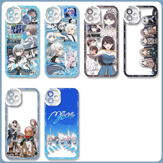 
MYGO Fengchuan Xiangzi mobile phone case is suitable for Huawei Pura70 Apple 15vivos18OPPO Redmi note13p [angel eye transparent shell] C13918 Gaosong lamp 6/IQOO series-model order to send to customer service